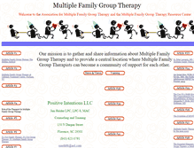 Tablet Screenshot of multiplefamilygrouptherapy.com